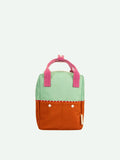 STICKY LEMON Backpack - Small - Towel Green/Gravel Orange